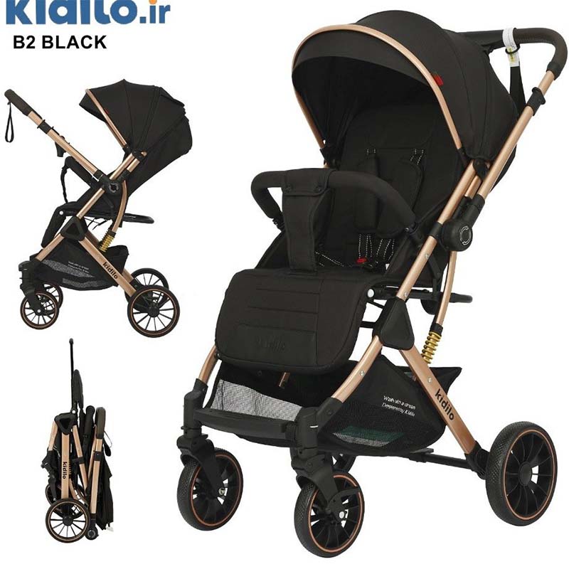 کالسکه کیدیلو Kidilo مدل B2 دسته دو طرفه